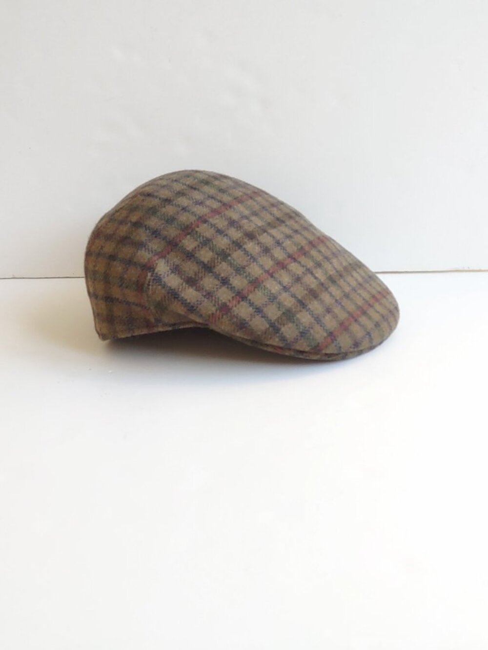 Goorin Bros Italy Glen Plaid Wool Newsboy Cap Alfonso D'Este Size 55  US 6 7/8 - Picture 2 of 14